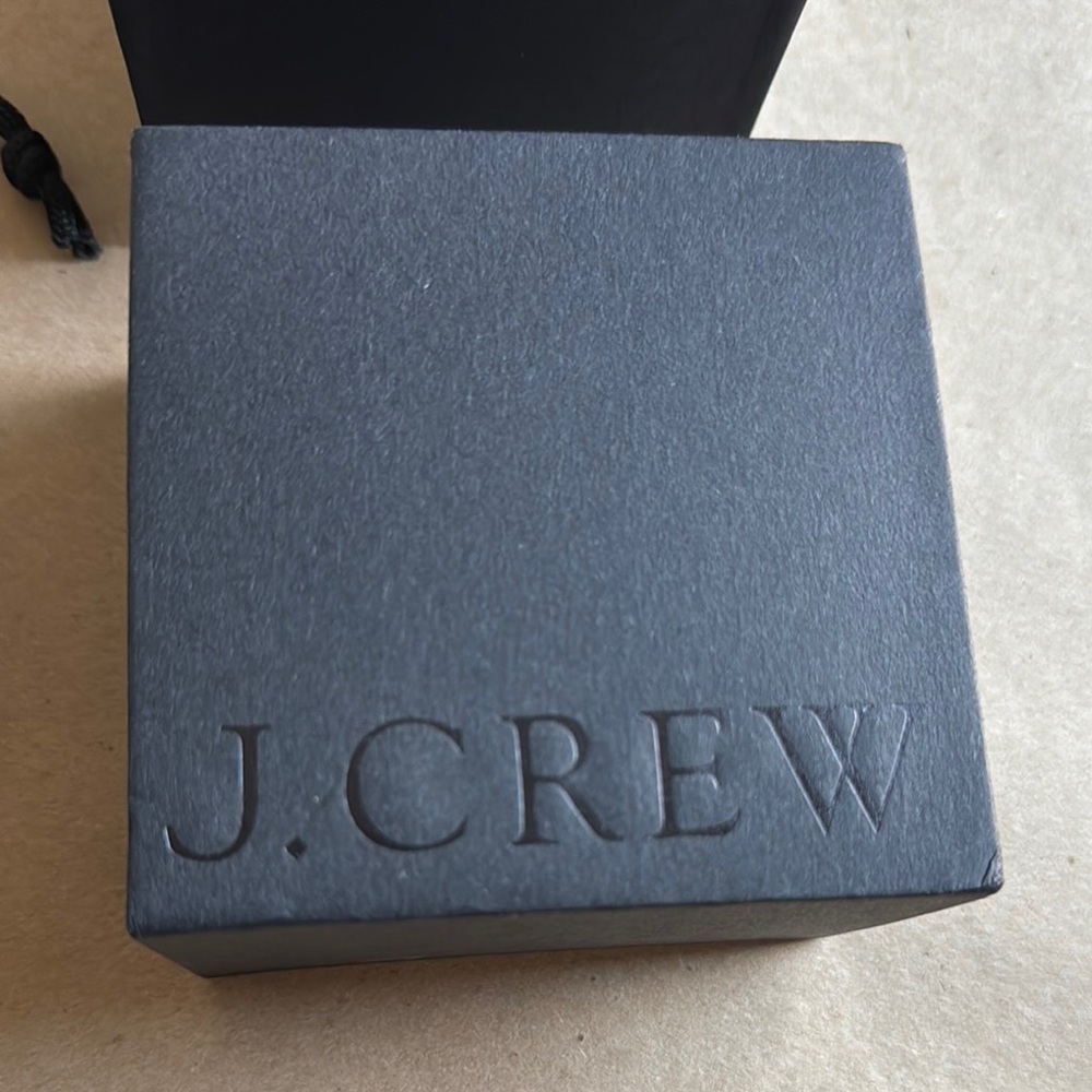 J. Crew Charcoal Gift Box